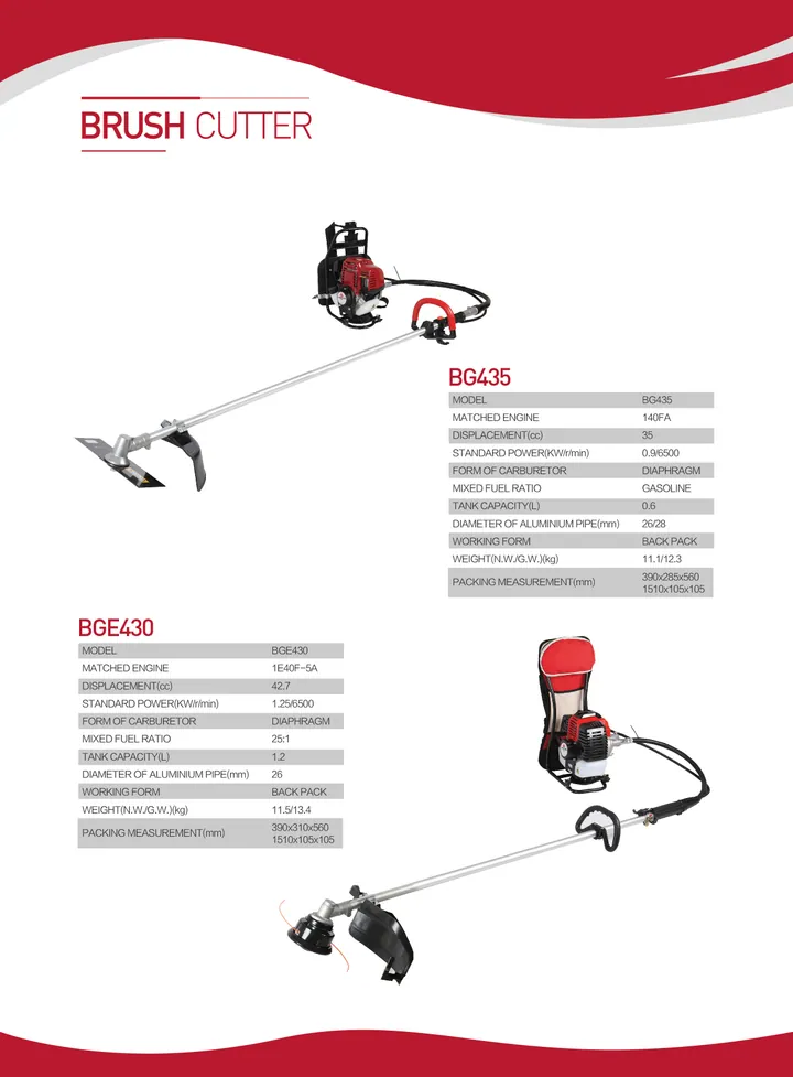 Brush Cutter — catalogue page 12