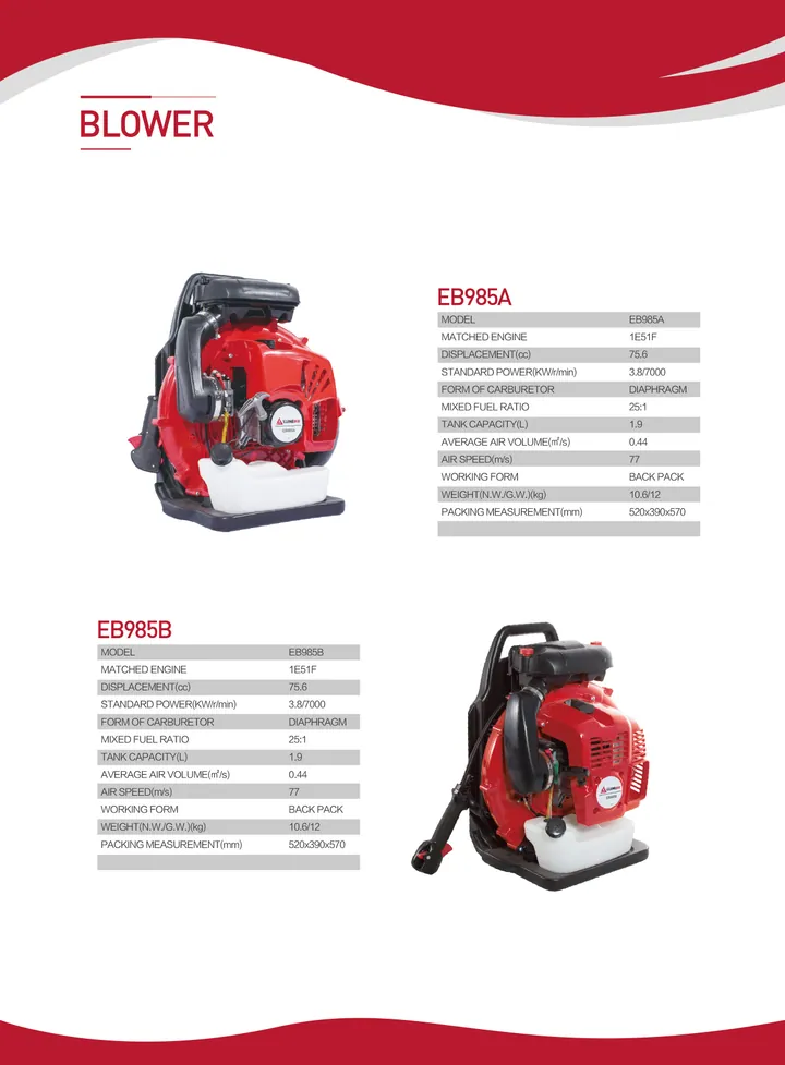 Blower — catalogue page 21