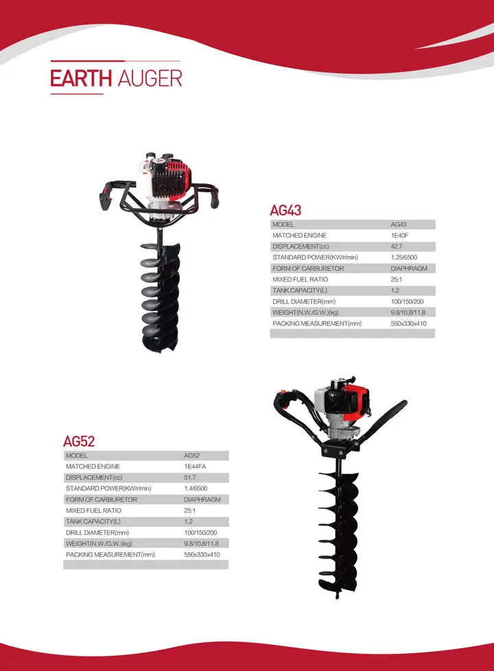 Earth Auger — catalogue page 27